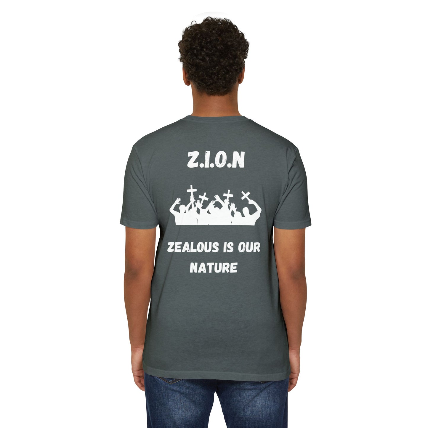 Adult Zion White Words & Image