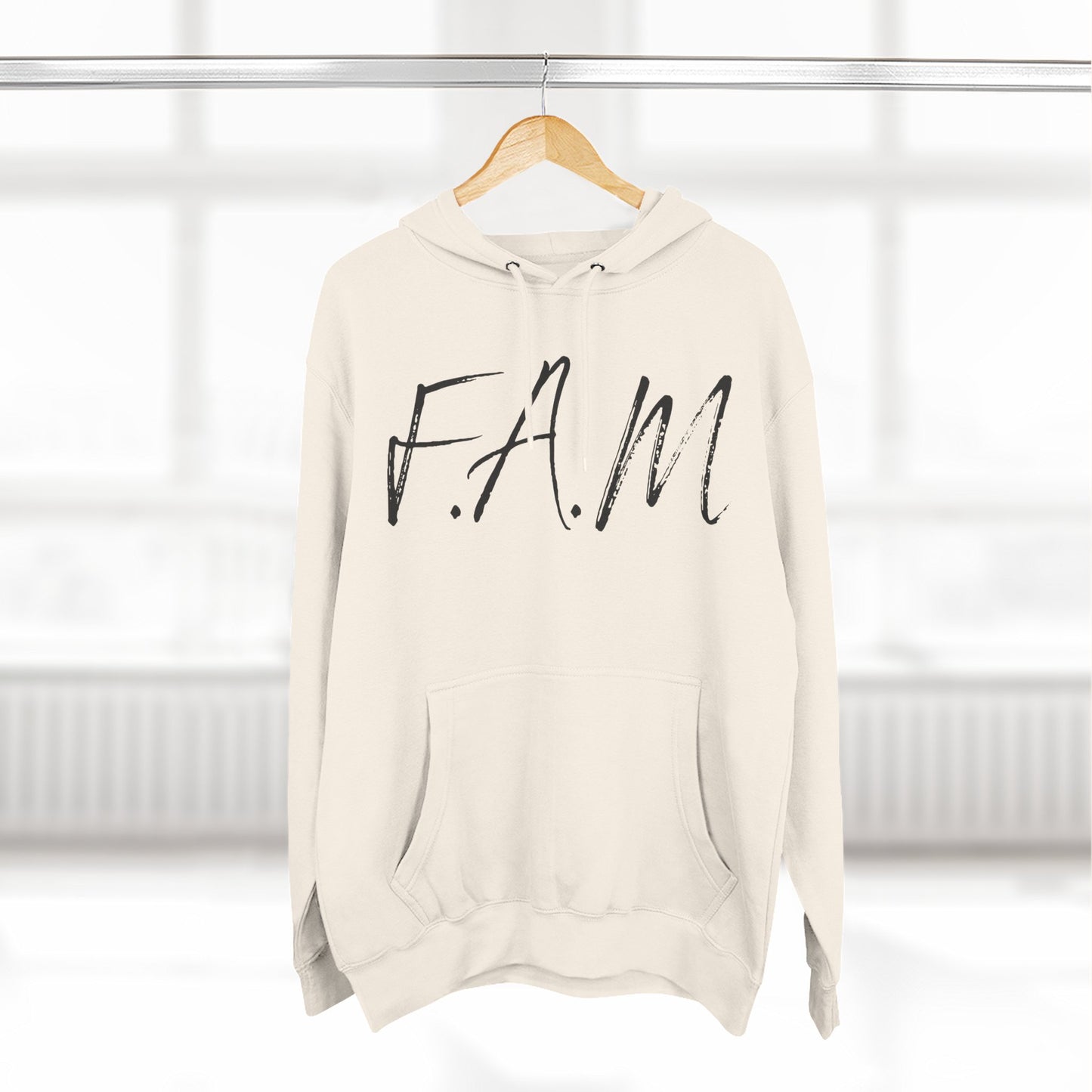 Fam Hoodie Black Words
