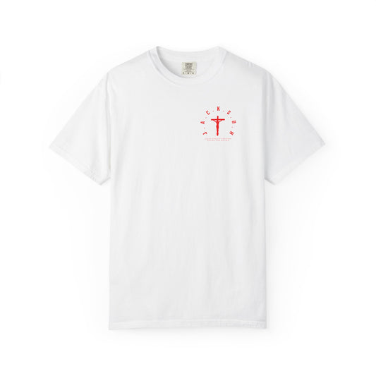 Jackson Believing Christian Red Letters & Cross