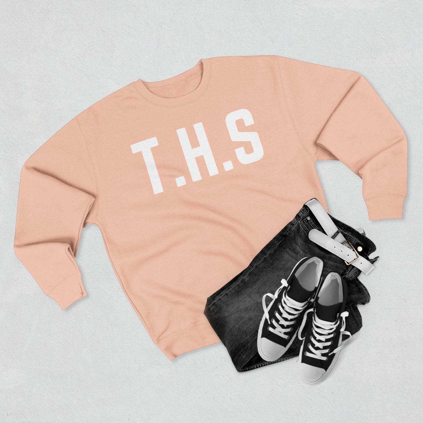 Adult T.H.S Trusting His Spirit Specialty Hoodie White Letters
