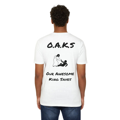 Adult Oaks Christian Black Premium Tee