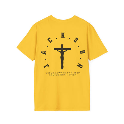 Jackson Believing Christian Black Letters & Cross