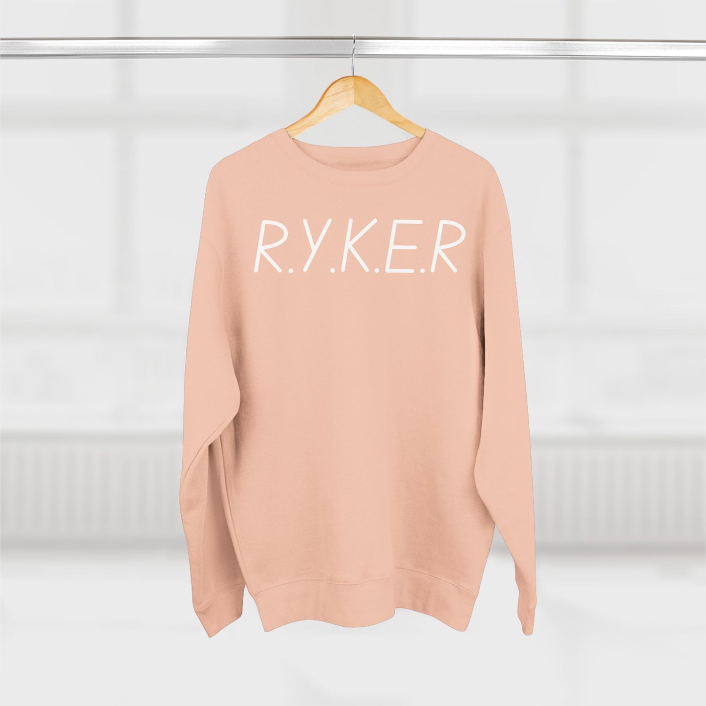 RYKER Christian White Letters Crewneck