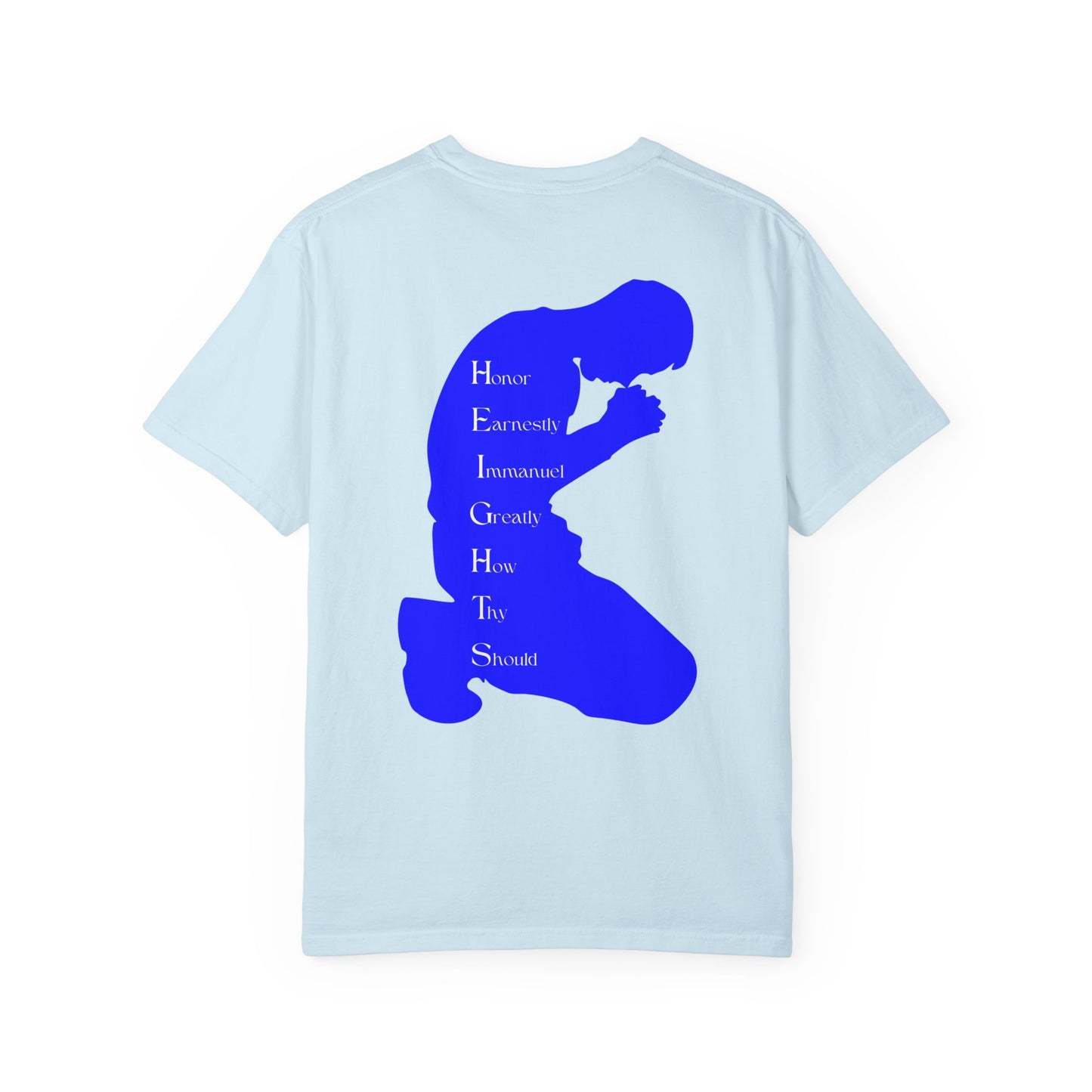Heights Christian Blue Letters & Image