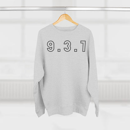 Adult 931 Crewneck Black Words