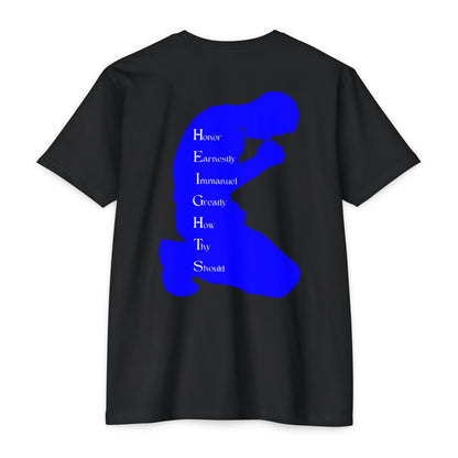 Heights Christian Blue Letters & Image Blended