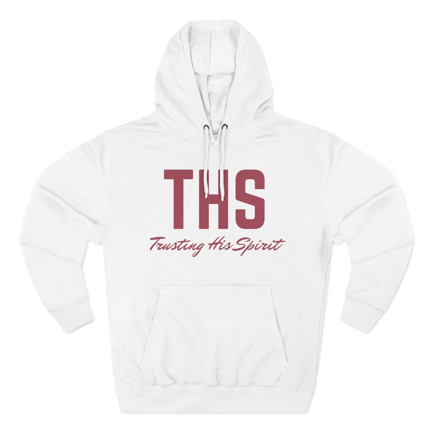 Adult THS Christian Marron Letters Hoodie