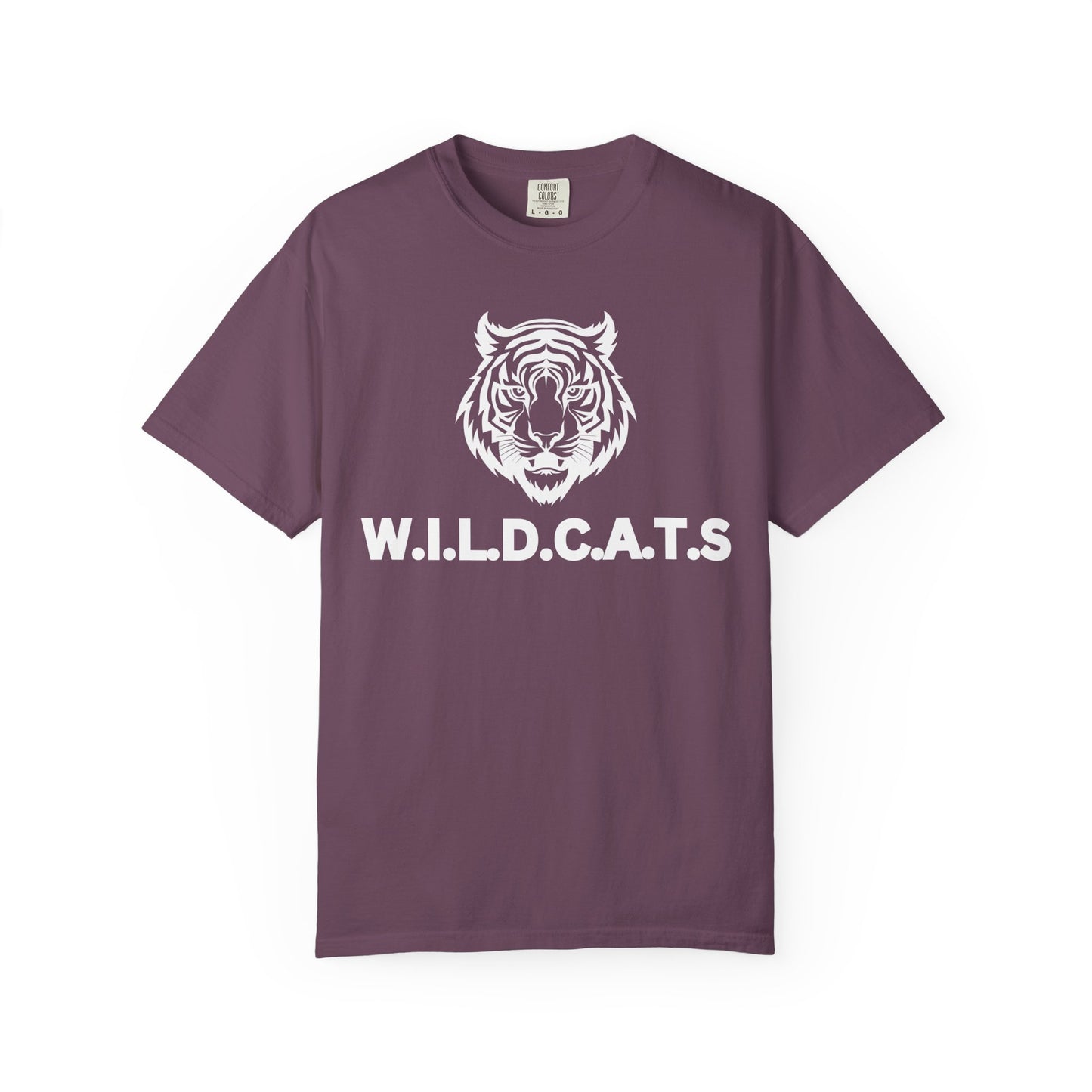 Wildcats Christian White Letters & Picture Specialty