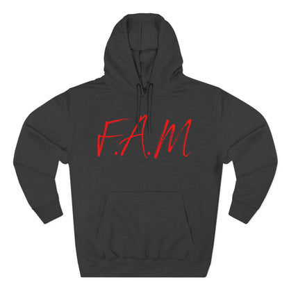 Fam Hoodie Red Words