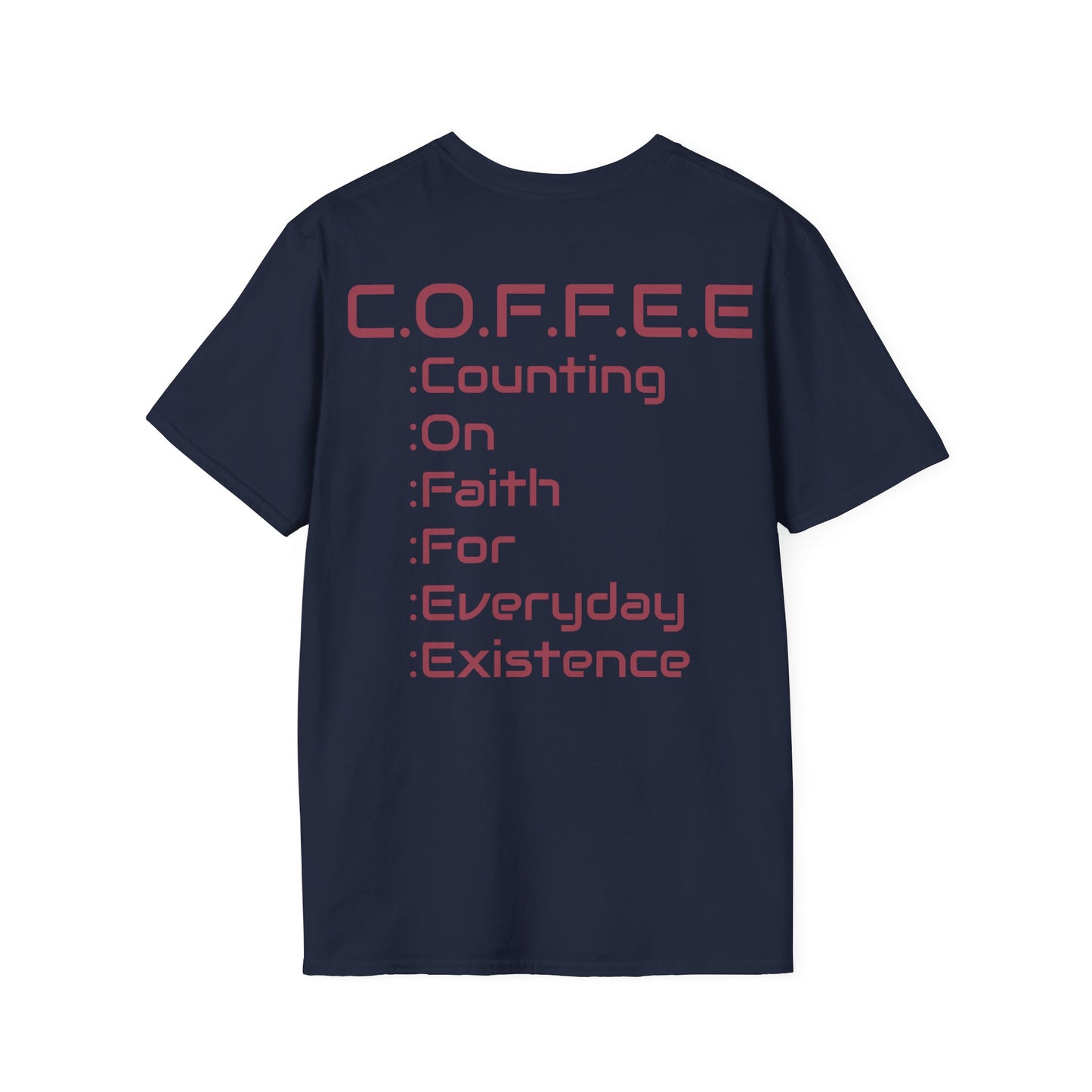 Adult Coffee Christian Marron Words Only