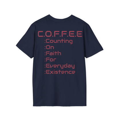 Adult Coffee Christian Marron Words Only
