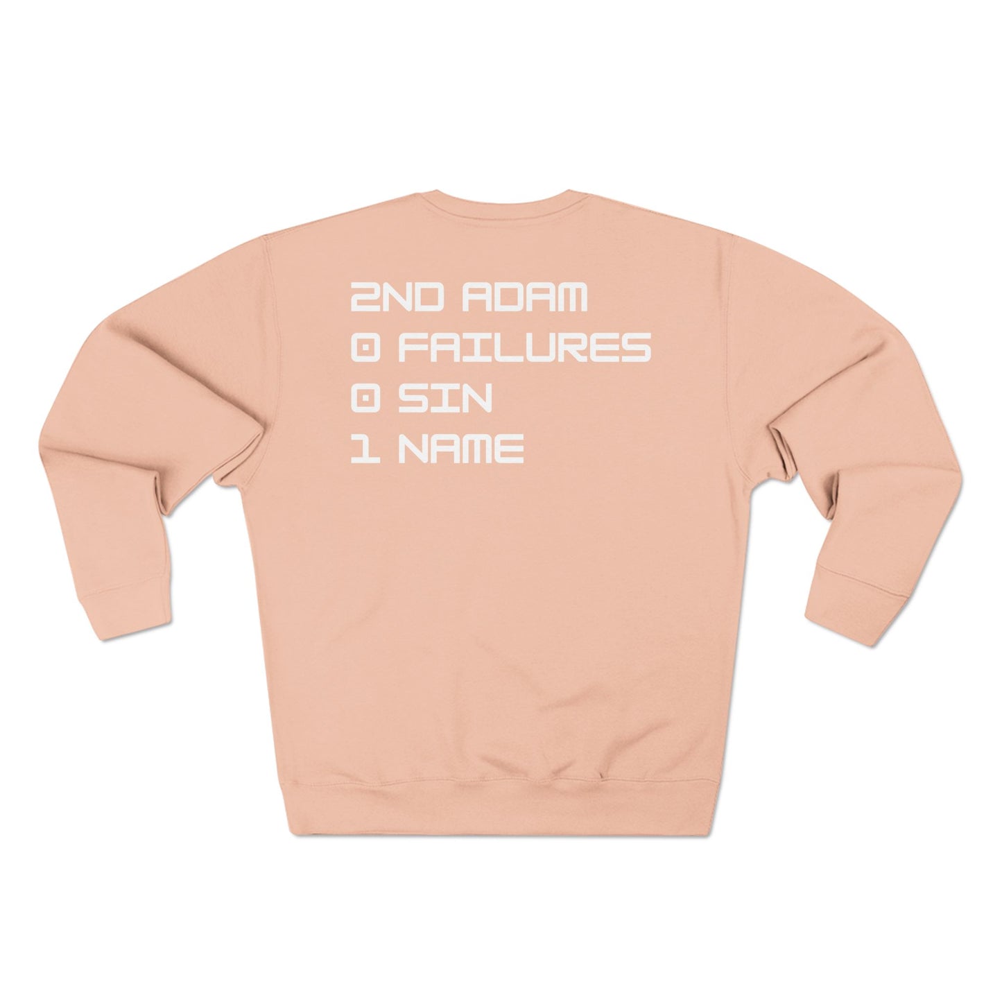 2001 Christian Crewneck White Words
