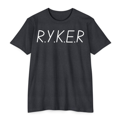 Adult RYKER Christian White Letters Premium Tee