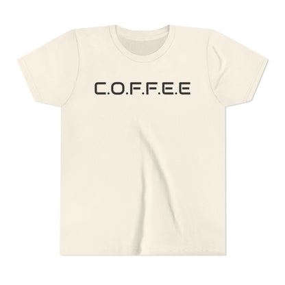 Youth Adult Coffee Christian Black Words Only