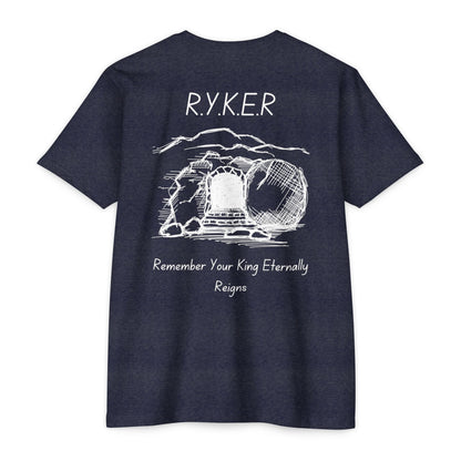 Adult RYKER Christian White Letters Premium Tee