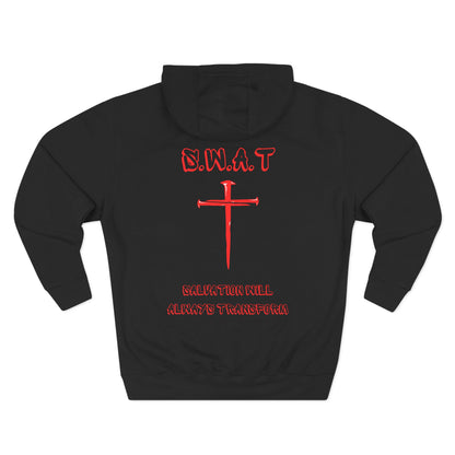 Swat Christian Red Words Hoodie