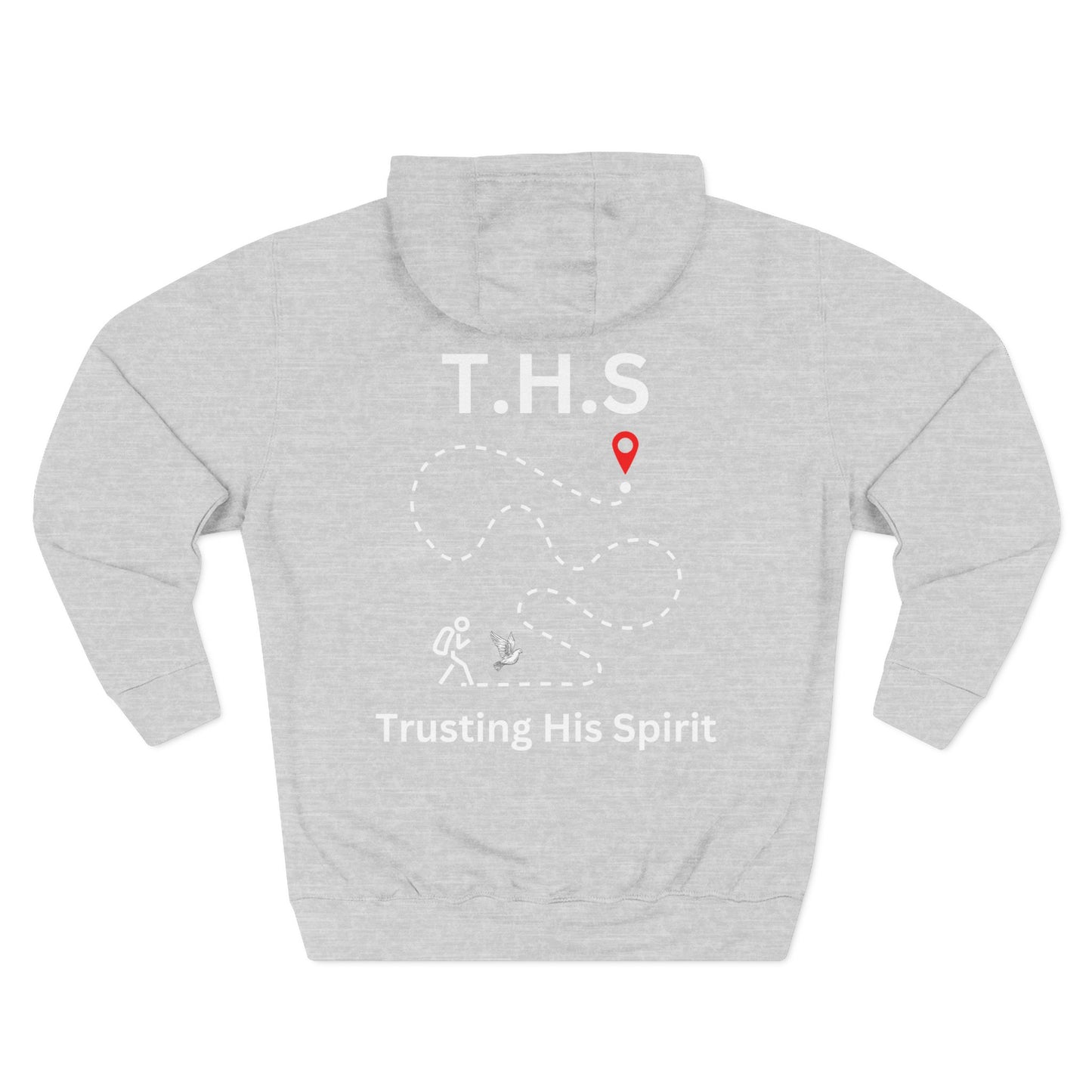 Adult T.H.S Trusting His Spirit Specialty Hoodie White Letters