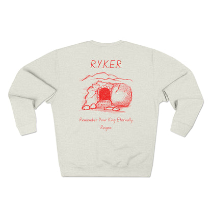 RYKER Christian Red Letters Crewneck