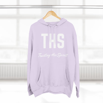 Adult THS Christian White Letters Hoodie
