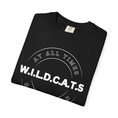 Adult Wildcats Christian White Letters & Picture Heavyweight