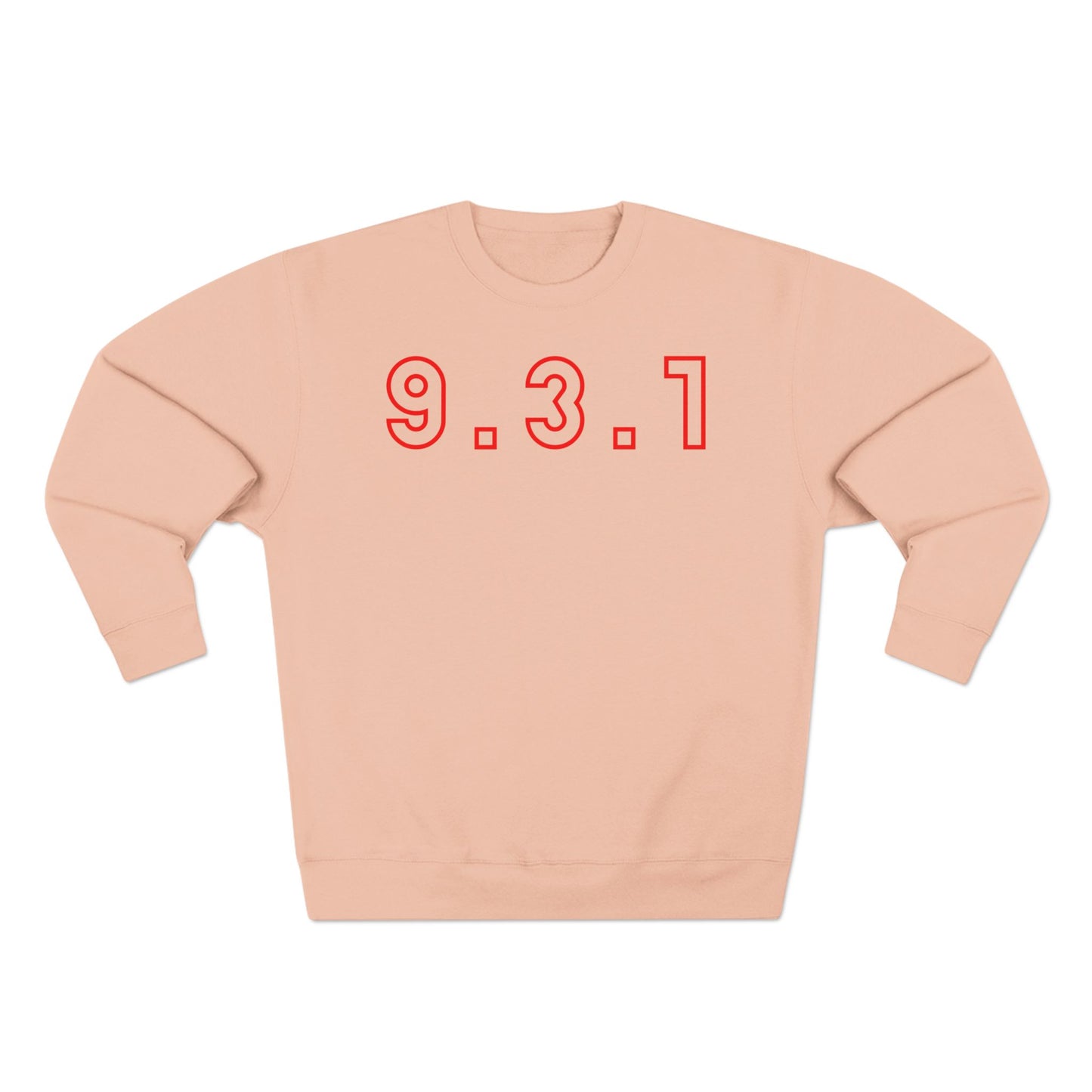 931 Crewneck Red Words