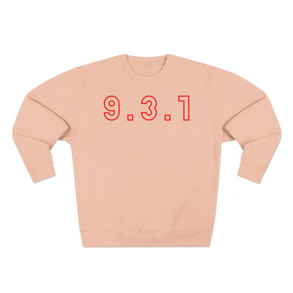 931 Crewneck Red Words