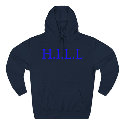 Hill Christian Blue Words Hoodie