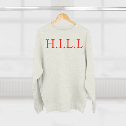 Hill Christian Red Words Crewneck