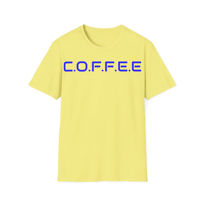 Adult Coffee Christian Blue Words Only
