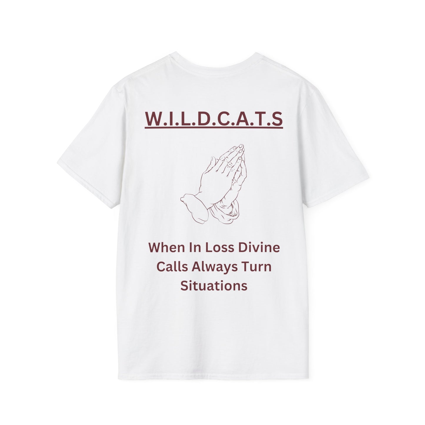 Wildcats Christian Marron Letters & Picture