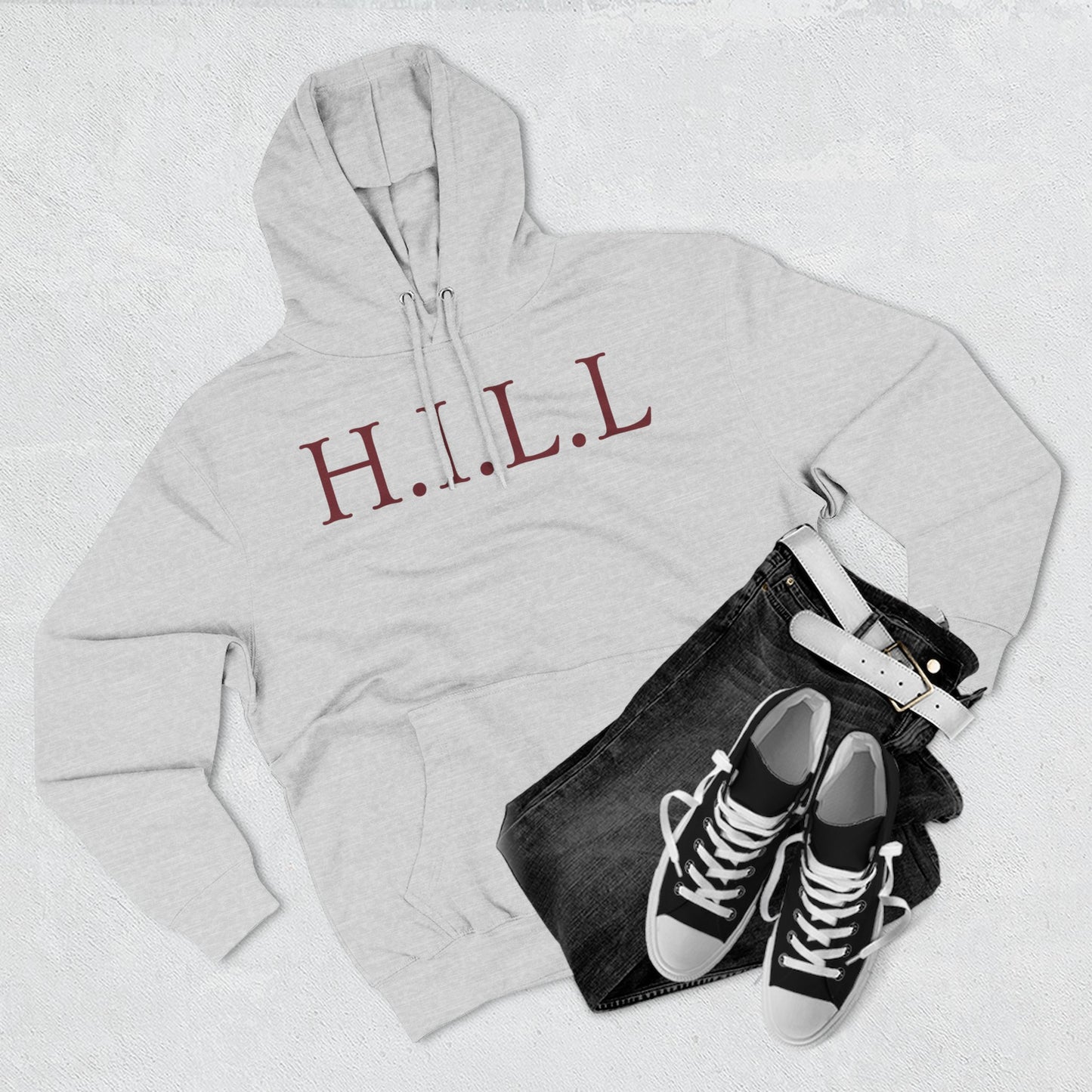 Hill Christian Marron Words Hoodie