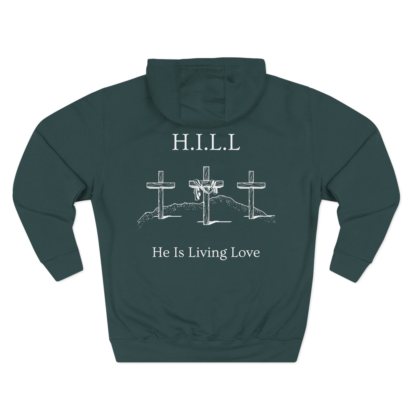 Hill Christian White Words Hoodie