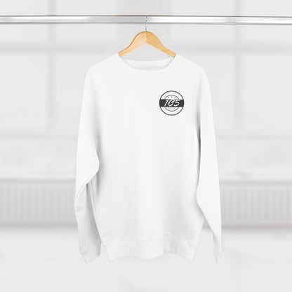 Adult 105 Christian Black and White Letters Crewneck