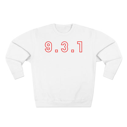 931 Crewneck Red Words