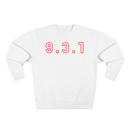 931 Crewneck Red Words