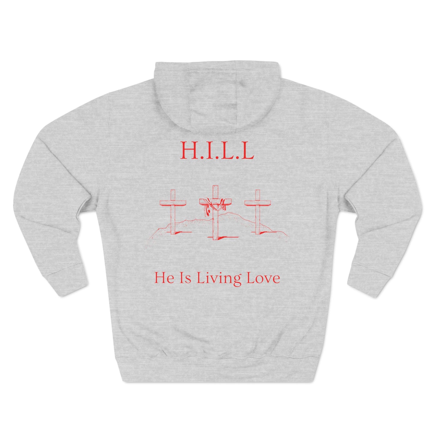 Hill Christian Red Words Hoodie