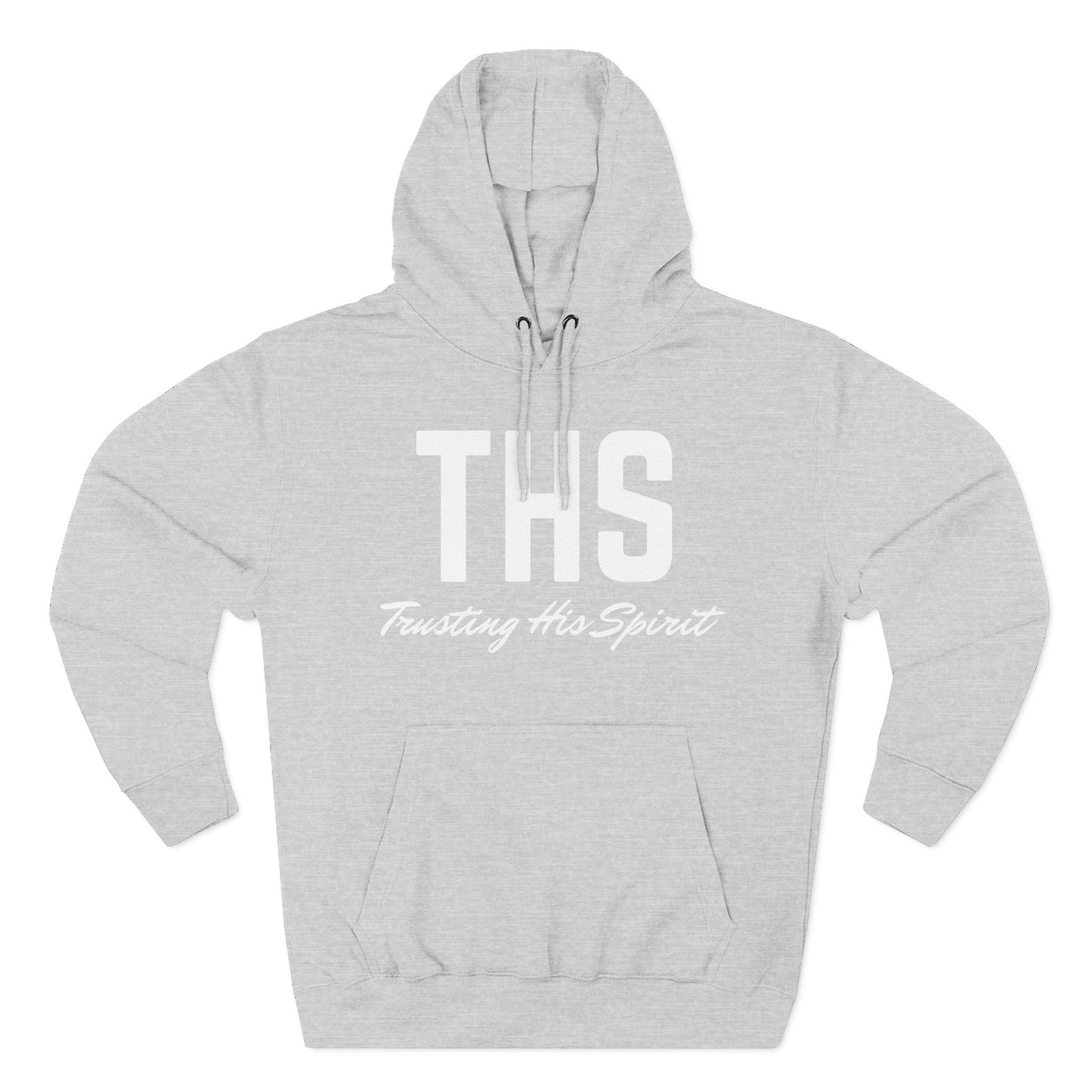 Adult THS Christian White Letters Hoodie