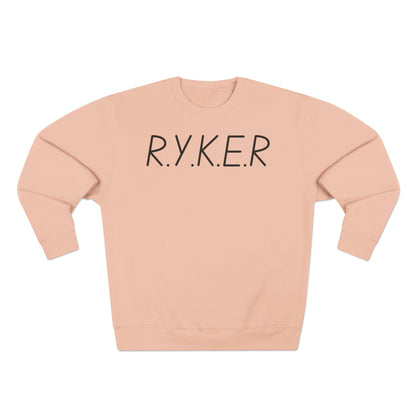 RYKER Christian Black Letters Crewneck
