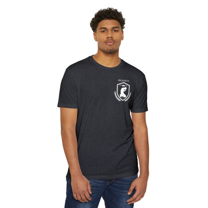 Adult Heights Christian White Letters & Image Premium Tee