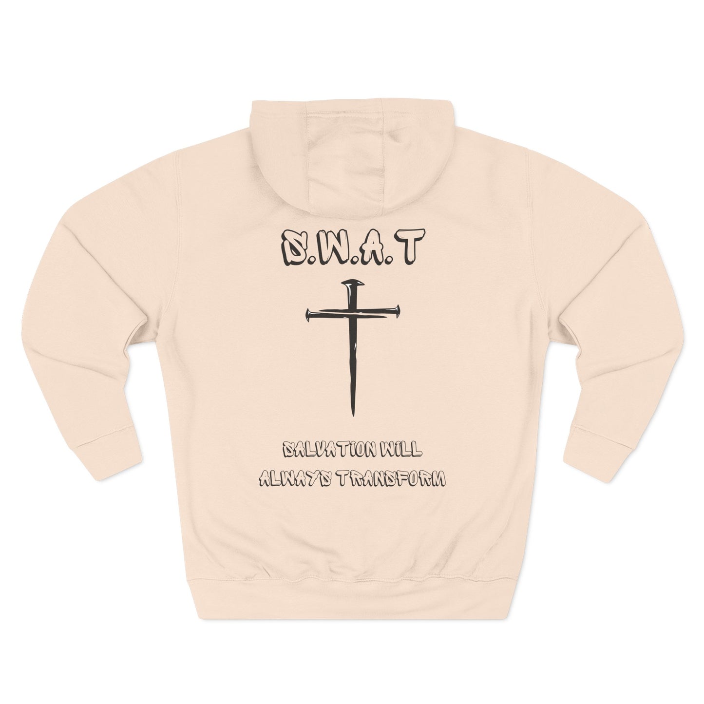 Swat Christian Black Words Hoodie