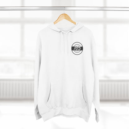 Adult 105 Christian Black and White Letters Hoodie