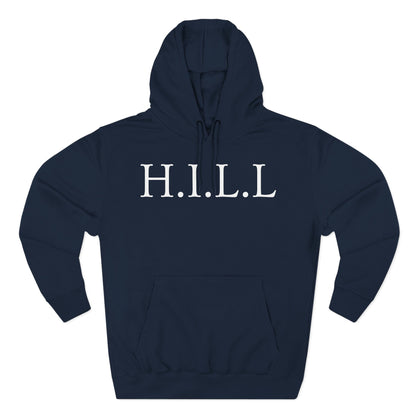 Adult Hill Christian White Words Pullover Hoodie