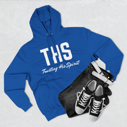 Adult THS Christian White Letters Hoodie