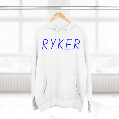 RYKER Christian Blue Letters Hoodie
