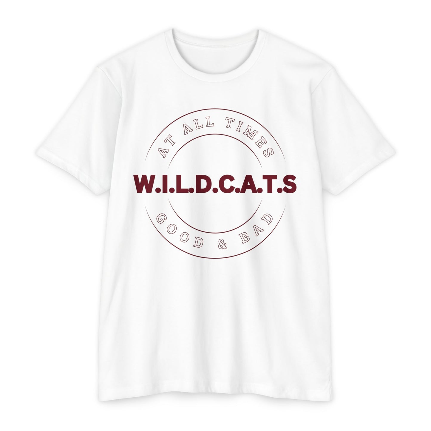 Wildcats Christian Marron Letters & Picture