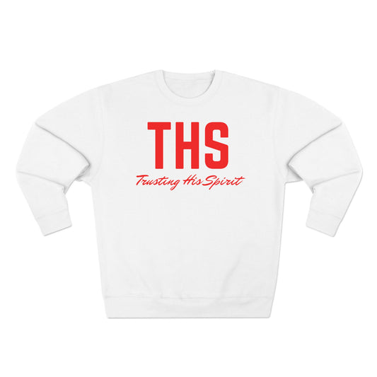 Adult THS Christian Red Letters Crewneck