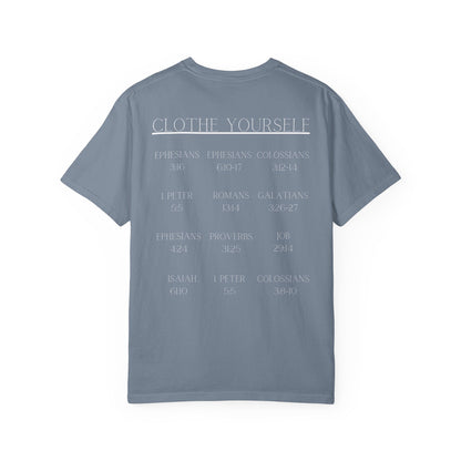 Clothe Yourself White Tshirt(scripture)