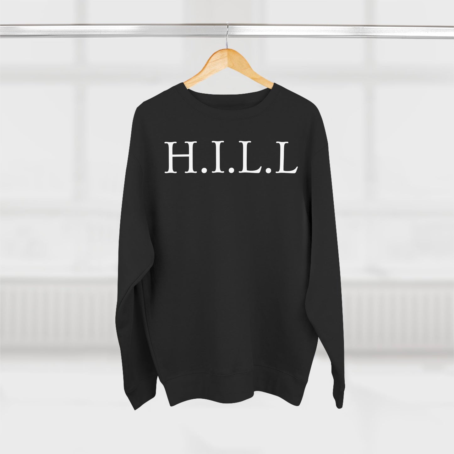 Adult Hill Christian White Words Crewneck