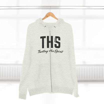 Adult THS Christian  Black Letters Hoodie Zipper