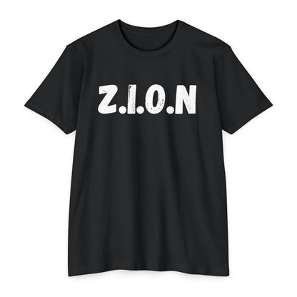 Adult Zion White Words & Image